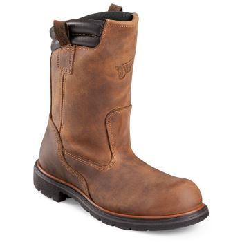 Red Wing DynaForce® 11-inch Safety Toe Pull-On Mens Work Boots Brown - Style 2261